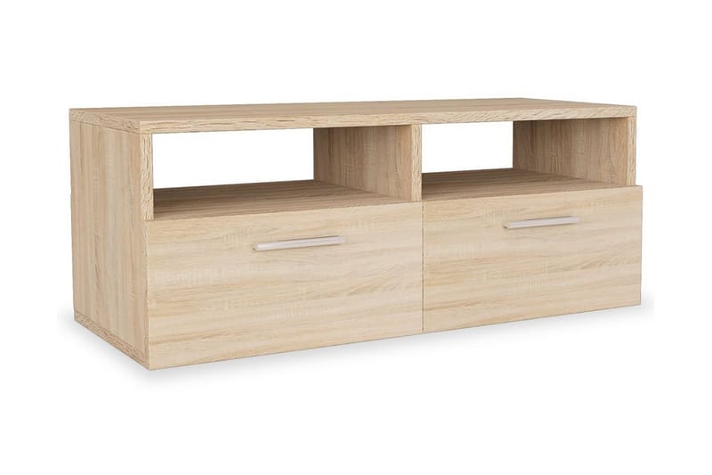 TV-tasot 2 kpl lastulevy 95x35x36 cm tammi - Ruskea - Huonekalut - TV- & Mediakalusteet - Tv taso & Mediataso