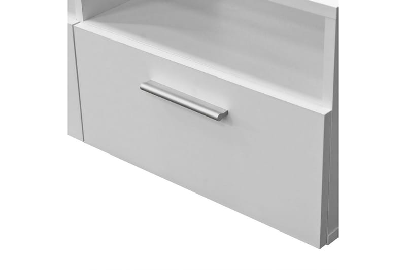 TV-tasot 2 kpl lastulevy 95x35x36 cm valkoinen - Valkoinen - Huonekalut - TV- & Mediakalusteet - Tv taso & Mediataso