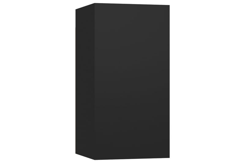 TV-tasot 2 kpl musta 30,5x30x60 cm lastulevy - Huonekalut - TV- & Mediakalusteet - Tv taso & Mediataso