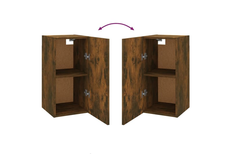 TV-tasot 2 kpl savutammi 30,5x30x60 cm tekninen puu - Ruskea - Huonekalut - TV- & Mediakalusteet - Tv taso & Mediataso