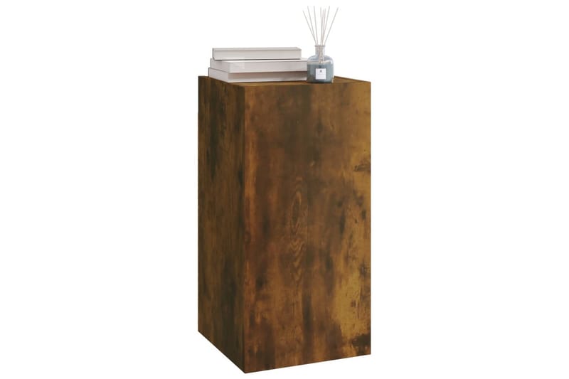 TV-tasot 2 kpl savutammi 30,5x30x60 cm tekninen puu - Ruskea - Huonekalut - TV- & Mediakalusteet - Tv taso & Mediataso