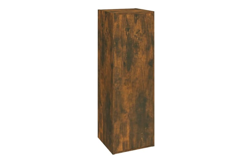 TV-tasot 2 kpl savutammi 30,5x30x90 cm tekninen puu - Ruskea - Huonekalut - TV- & Mediakalusteet - Tv taso & Mediataso