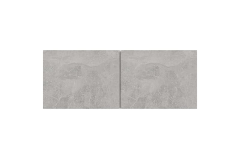 TV-tasot 4 kpl betoninharmaa 80x30x30 cm lastulevy - Harmaa - Huonekalut - TV- & Mediakalusteet - Tv taso & Mediataso
