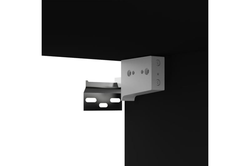 TV-tasot 4 kpl musta 100x30x30 cm lastulevy - Musta - Huonekalut - TV- & Mediakalusteet - Tv taso & Mediataso