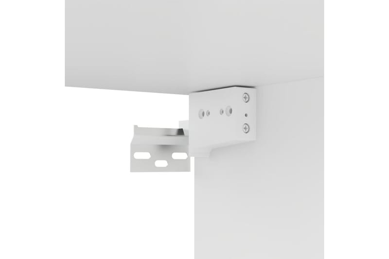 TV-tasot 4 kpl valkoinen 100x30x30 cm lastulevy - Valkoinen - Huonekalut - TV- & Mediakalusteet - Tv taso & Mediataso