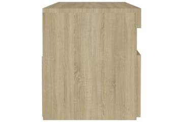 TV-tasot LED-valoilla 2 kpl Sonoma-tammi 60x35x40 cm - Ruskea - Huonekalut - TV- & Mediakalusteet - Tv taso & Mediataso