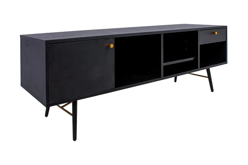 Tv-Pöytä Luxemburg Musta/Kupari, undefined