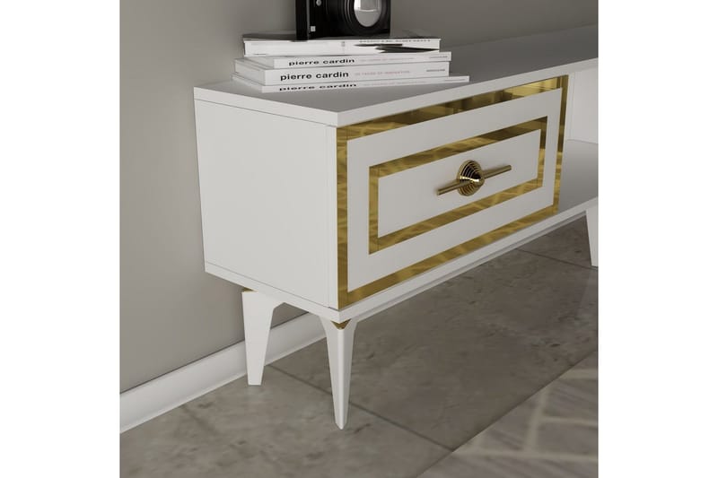 TV-yksikkö Barriet Valkoinen - Valkoinen - Huonekalut - TV- & Mediakalusteet - TV-kalustepaketti