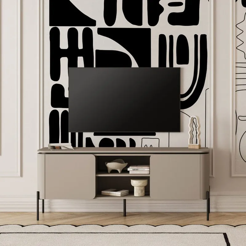 TV-yksikkö Bello 2 Ovia - Huonekalut - TV- & Mediakalusteet - Tv taso & Mediataso