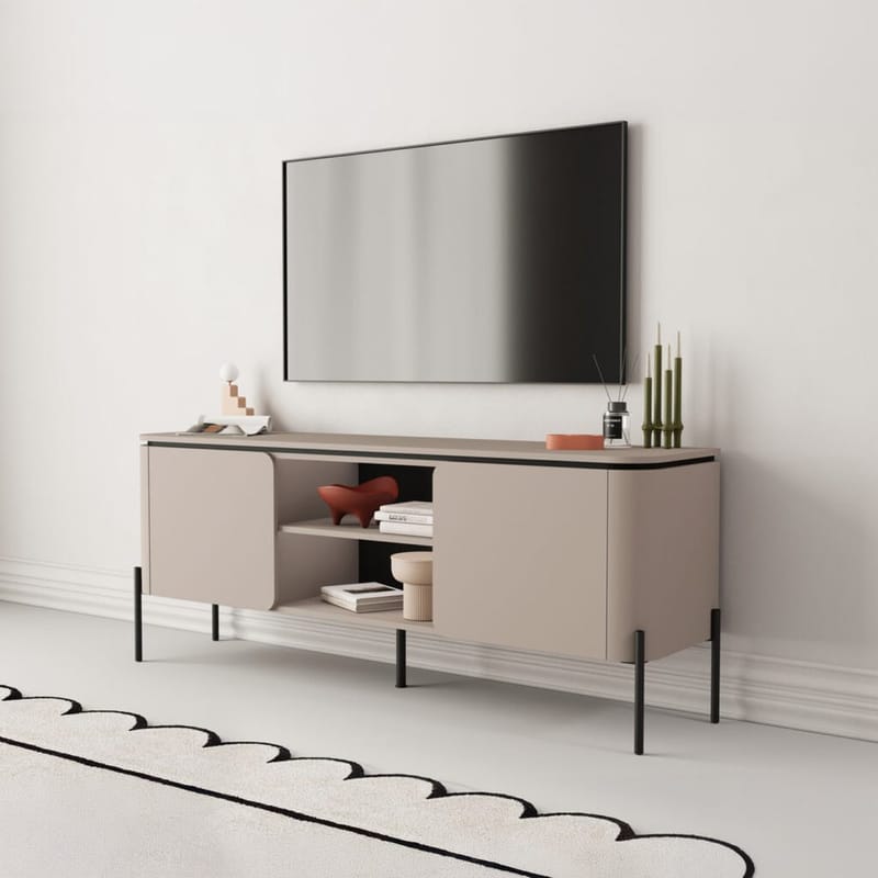 TV-yksikkö Bello 2 Ovia - Huonekalut - TV- & Mediakalusteet - Tv taso & Mediataso