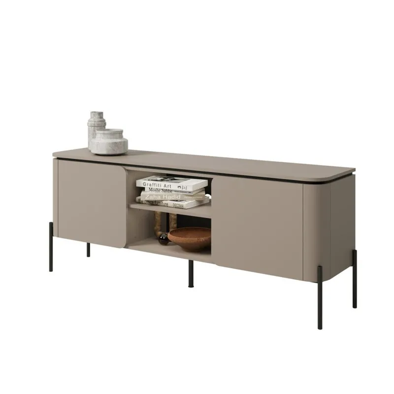 TV-yksikkö Bello 2 Ovia - Huonekalut - TV- & Mediakalusteet - Tv taso & Mediataso