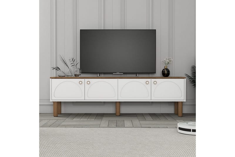TV-yksikkö Cool Valkoinen - Valkoinen - Huonekalut - TV- & Mediakalusteet - Tv taso & Mediataso