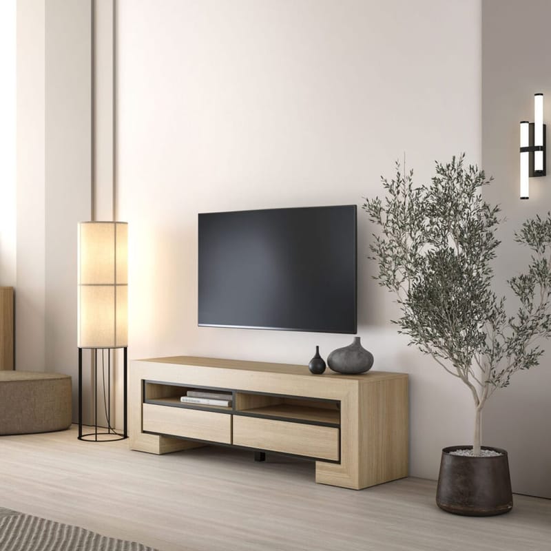 TV-yksikkö Cuba II 2 laatikolla - Huonekalut - TV- & Mediakalusteet - Tv taso & Mediataso