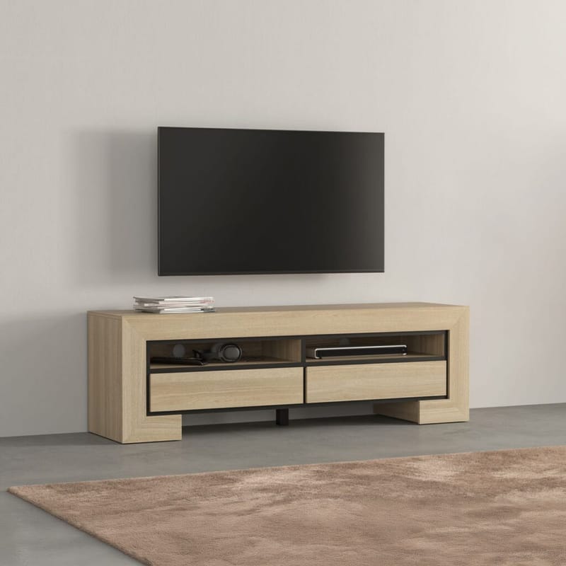 TV-yksikkö Cuba II 2 laatikolla - Huonekalut - TV- & Mediakalusteet - Tv taso & Mediataso