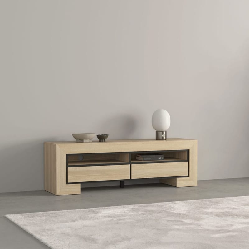 TV-yksikkö Cuba II 2 laatikolla - Huonekalut - TV- & Mediakalusteet - Tv taso & Mediataso