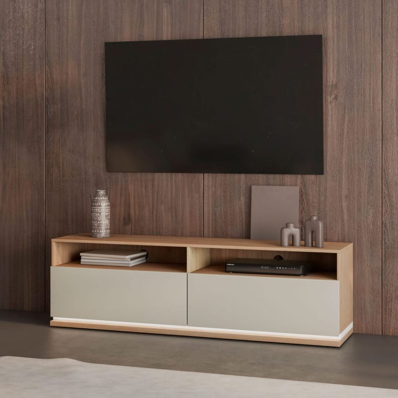 TV-yksikkö Dore kahdella laatikolla - Huonekalut - TV- & Mediakalusteet - Tv taso & Mediataso