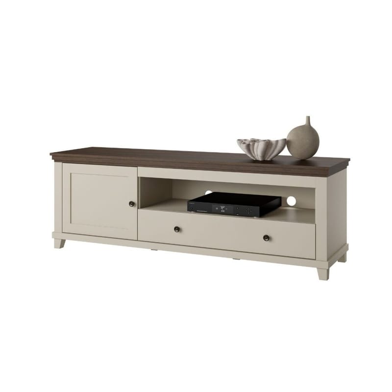 TV-yksikkö Evora 1 ovi 1 laatikko - Vaalea beige - Huonekalut - TV- & Mediakalusteet - Tv taso & Mediataso