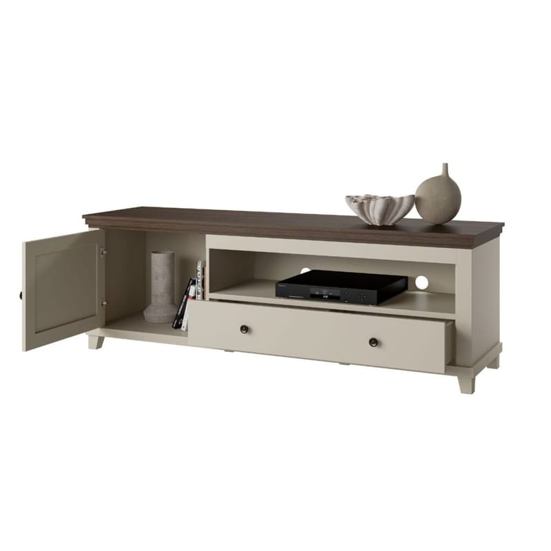 TV-yksikkö Evora 1 ovi 1 laatikko - Vaalea beige - Huonekalut - TV- & Mediakalusteet - Tv taso & Mediataso