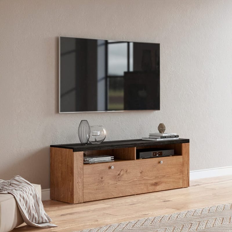 TV-yksikkö Larona 2 luukkua - Lefkasin tammi - Touchwood - Huonekalut - TV- & Mediakalusteet - Tv taso & Mediataso