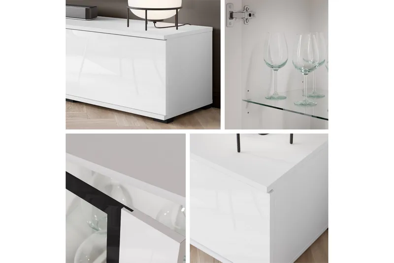 Vanhat Tv-Huonekalut - Beige - Huonekalut - TV- & Mediakalusteet - TV-kalustepaketti