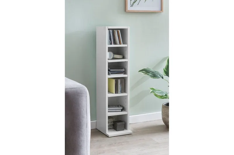 Vapaa seisova hylly Wohnling Melamiinipäällysteinen lastulevy kirjasäilytys moderni - Säilytys - Hylly - Kirjahylly