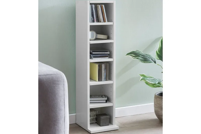 Vapaa seisova hylly Wohnling Melamiinipäällysteinen lastulevy kirjasäilytys moderni - Säilytys - Hylly - Kirjahylly