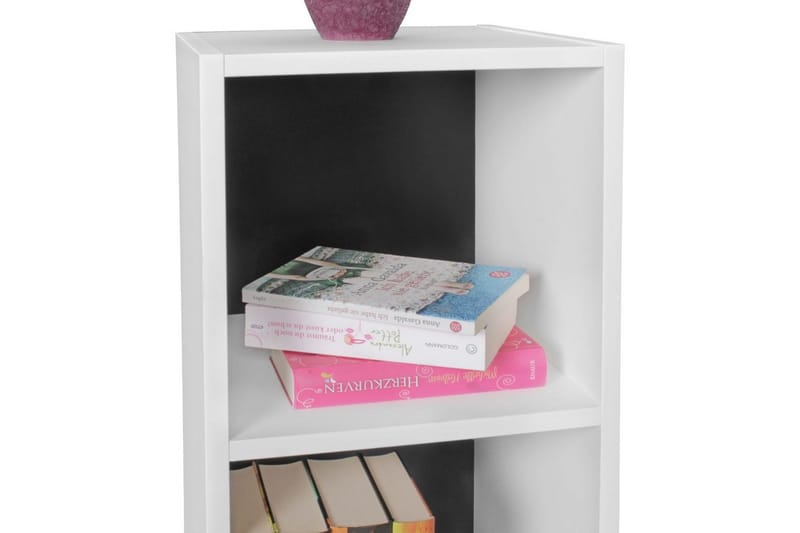 Vapaa seisova hylly Wohnling melamiinipäällystetty lastulevy, säilytystila, moderni tyyli Valkoinen, musta - Valkoinen, musta - Talo & remontointi - Keittiö & kylpyhuone - Keittiö & kodinhoitohuone - Keittiön sisustus - Keittiöhylly