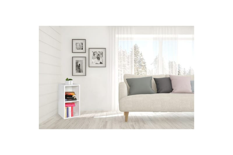 Vapaa seisova hylly Wohnling melamiinipäällystetty lastulevy, säilytystila, moderni tyyli Valkoinen - Valkoinen - Talo & remontointi - Keittiö & kylpyhuone - Keittiö & kodinhoitohuone - Keittiön sisustus - Keittiöhylly