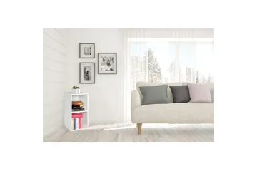Vapaa seisova hylly Wohnling melamiinipäällystetty lastulevy, säilytystila, moderni tyyli Valkoinen - Valkoinen - Talo & remontointi - Keittiö & kylpyhuone - Keittiö & kodinhoitohuone - Keittiön sisustus - Keittiöhylly