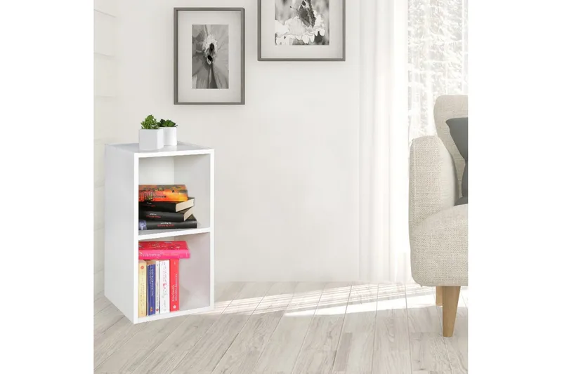 Vapaa seisova hylly Wohnling melamiinipäällystetty lastulevy, säilytystila, moderni tyyli Valkoinen - Valkoinen - Talo & remontointi - Keittiö & kylpyhuone - Keittiö & kodinhoitohuone - Keittiön sisustus - Keittiöhylly