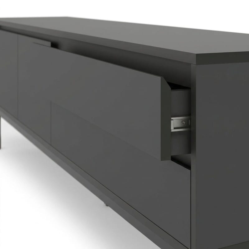 Velar TV-taso 180x55x40 cm - Antrasiitti/Wood Black/Musta - Huonekalut - TV- & Mediakalusteet - Tv taso & Mediataso