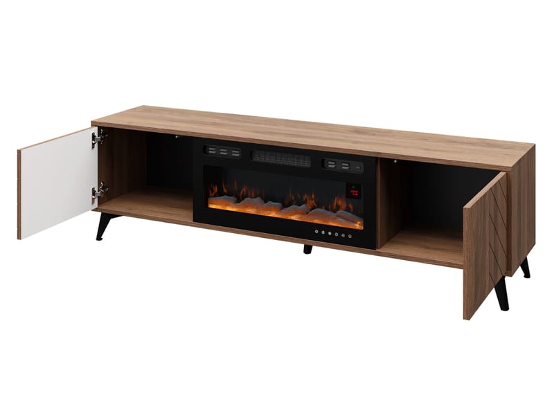 Vemdalen-tv-taso 184 cm - ruskea - Huonekalut - TV- & Mediakalusteet - Tv taso & Mediataso