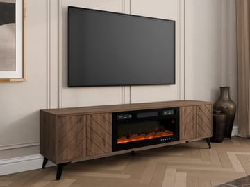 Vemdalen-tv-taso 184 cm - ruskea - Huonekalut - TV- & Mediakalusteet - Tv taso & Mediataso