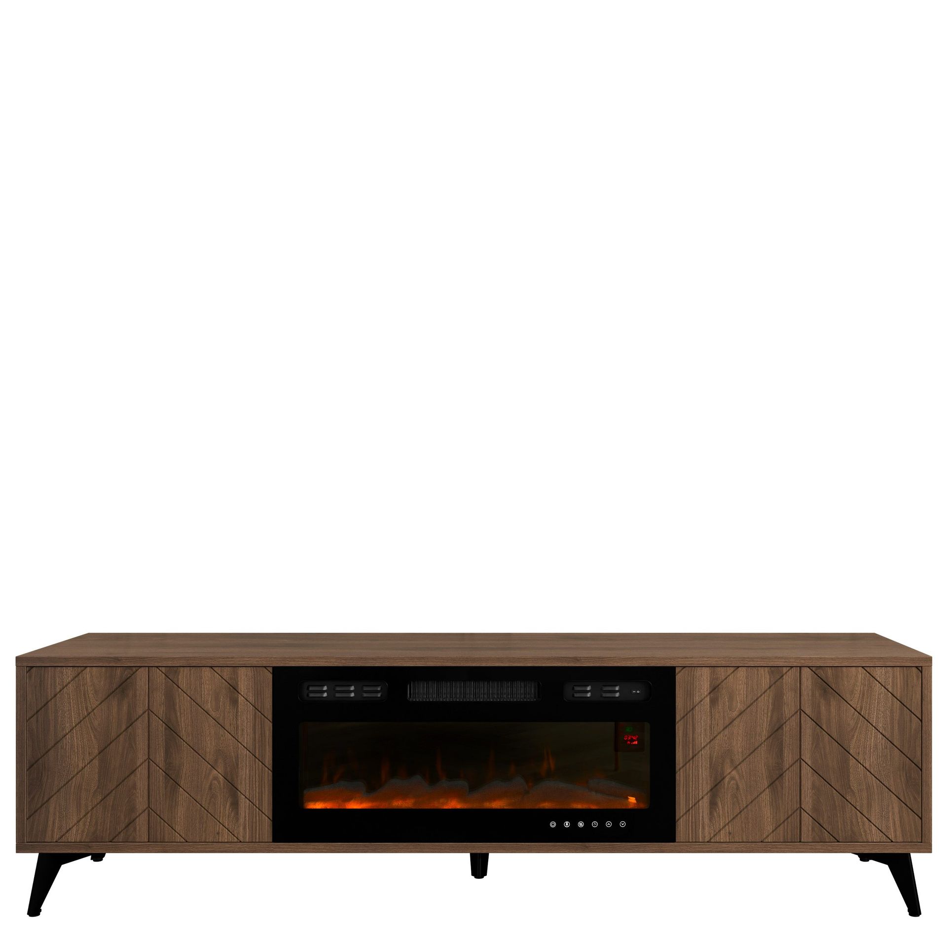 Vemdalen-tv-taso 184 cm - ruskea