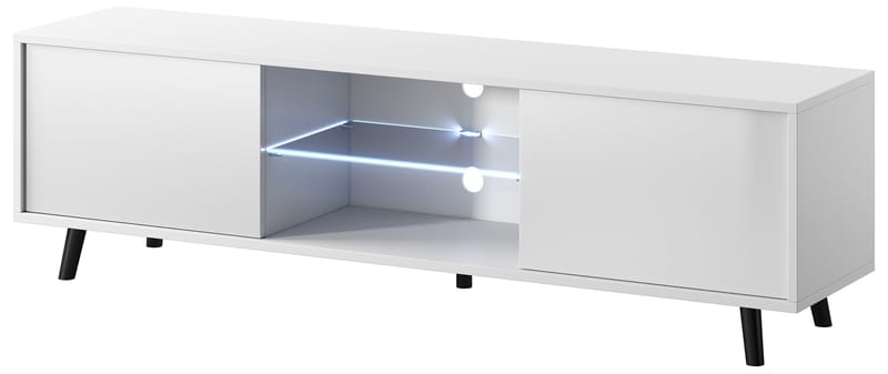 Vipan TV-taso 140 cm - Valkoinen - Huonekalut - TV- & Mediakalusteet - Tv taso & Mediataso