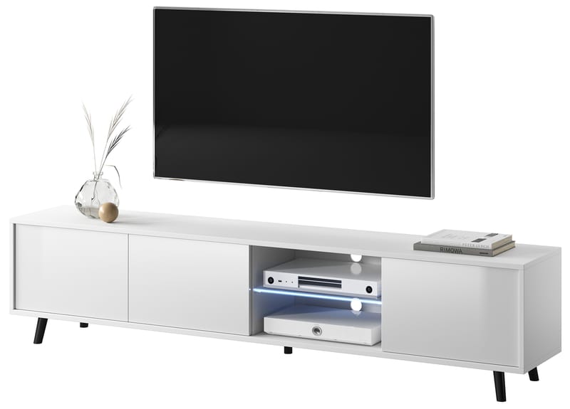 Vipan TV-taso 175 cm - Valkoinen - Huonekalut - TV- & Mediakalusteet - Tv taso & Mediataso