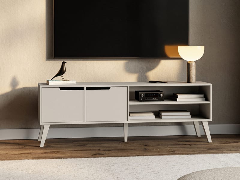 Virello-tv-taso 160 cm - beige - Huonekalut - TV- & Mediakalusteet - Tv taso & Mediataso