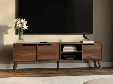 Virello-tv-taso 180 cm - ruskea - Huonekalut - TV- & Mediakalusteet - Tv taso & Mediataso