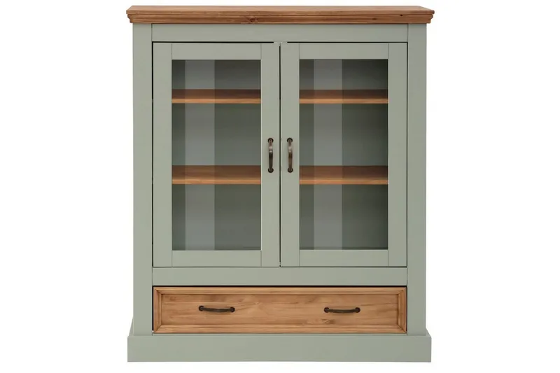 Vitrini Selma Salviavihreä/Tahra/Vaha - Salviavihreä/Tahra/Vaha - Säilytys - Kaappi - Vitriini