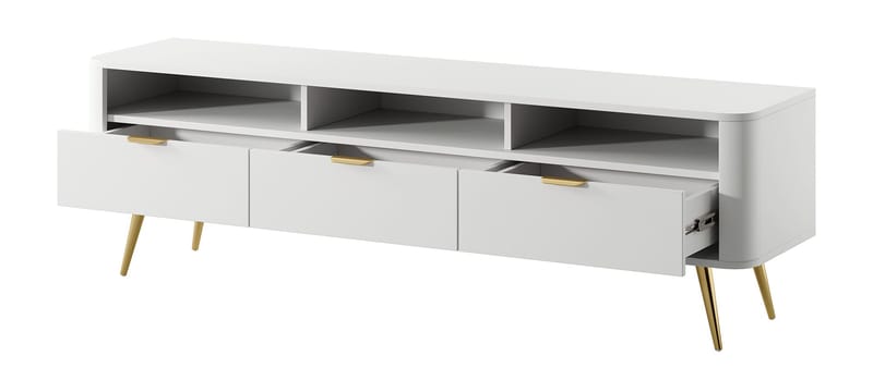 Walia TV-taso 162 cm - Valkoinen - Huonekalut - TV- & Mediakalusteet - Tv taso & Mediataso