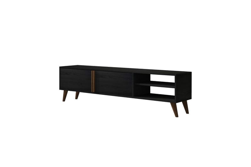 Ythmere TV-taso 160 cm - Musta - Huonekalut - TV- & Mediakalusteet - Tv taso & Mediataso