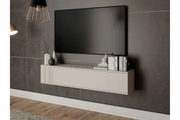 Zalricus TV-kaappi 150 cm - Beige - Huonekalut - TV- & Mediakalusteet - Tv taso & Mediataso