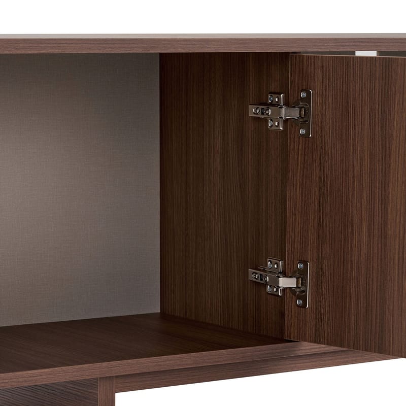 Zavio TV-taso Säilytystilalla 180x52x34 cm - Pähkinä - Huonekalut - TV- & Mediakalusteet - Tv taso & Mediataso