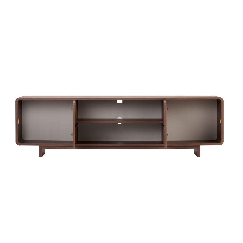 Zavio TV-taso Säilytystilalla 180x52x34 cm - Pähkinä - Huonekalut - TV- & Mediakalusteet - Tv taso & Mediataso