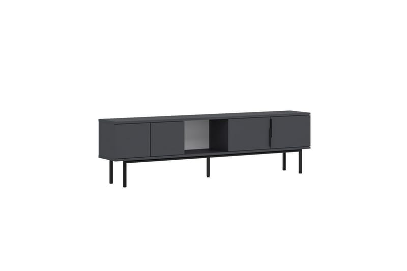 Zeiran TV-taso 180 cm - Antrasiitti - Huonekalut - TV- & Mediakalusteet - Tv taso & Mediataso