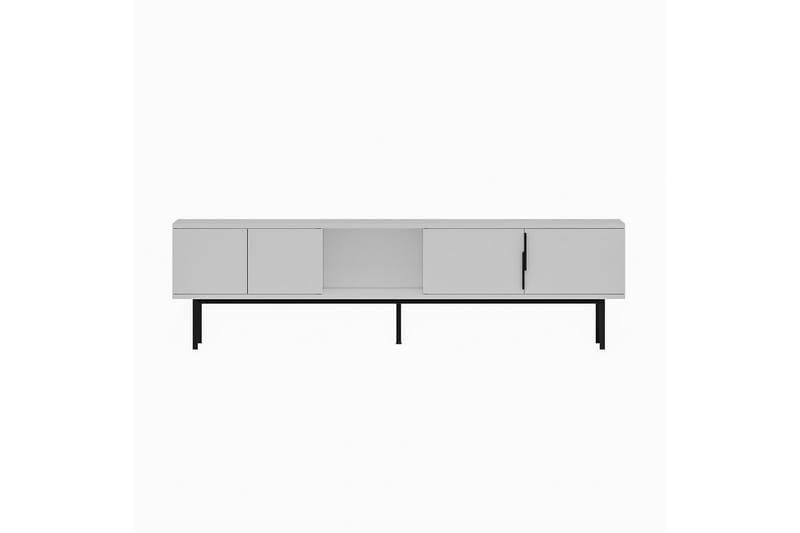 Zeiran TV-taso 180 cm - Valkoinen - Huonekalut - TV- & Mediakalusteet - Tv taso & Mediataso