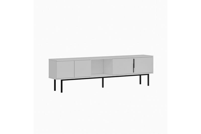 Zeiran TV-taso 180 cm - Valkoinen - Huonekalut - TV- & Mediakalusteet - Tv taso & Mediataso