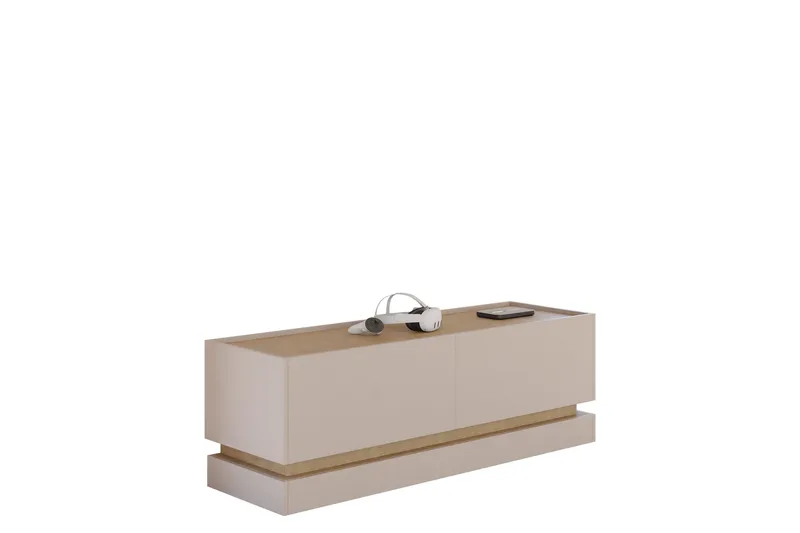 Zelric TV-taso 150 cm, Beige