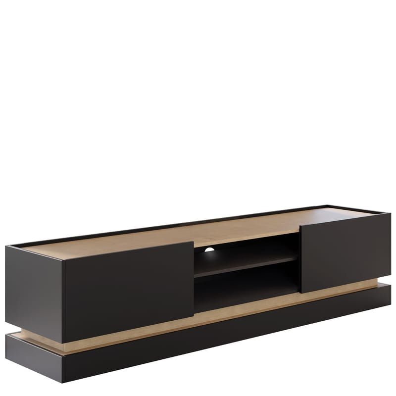 Zelric TV-taso 200 cm, Musta