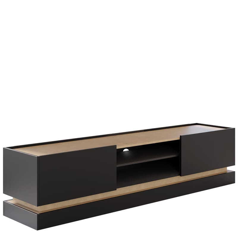 Zelric TV-taso 200 cm, Musta